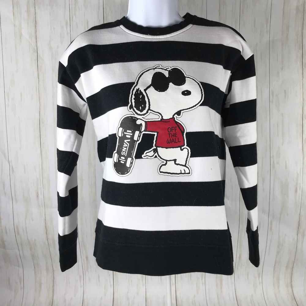 Vans x Peanuts Striped Crew Neck Sweater